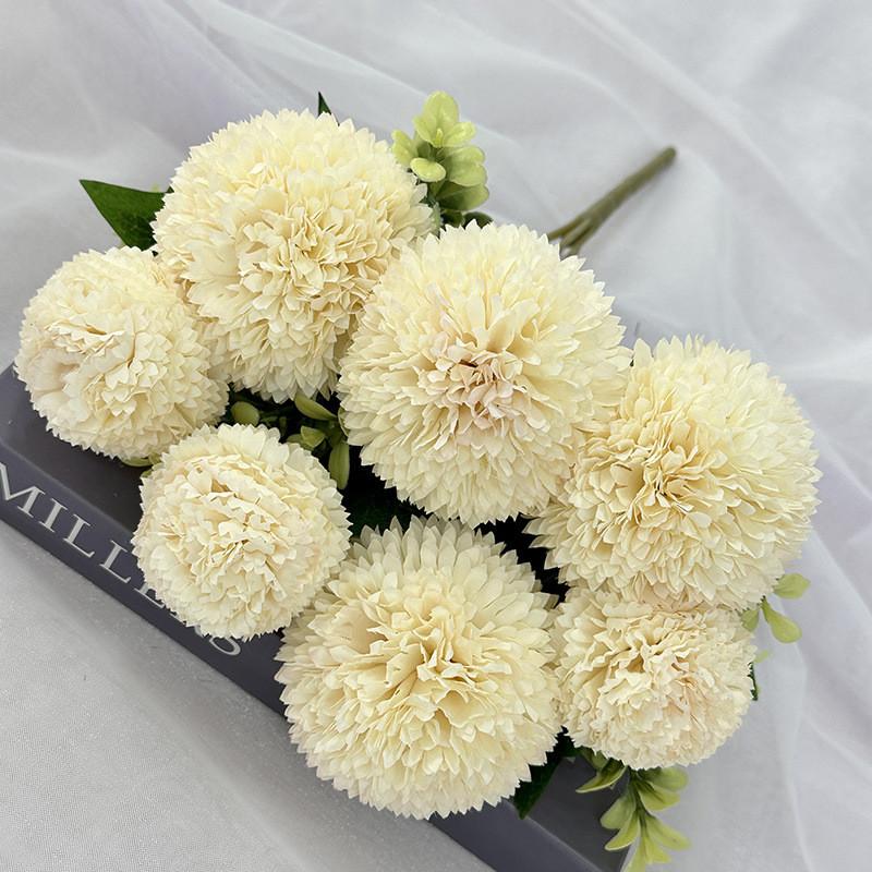 Faux Silk Flower Bouquet For Wedding Decor With Realistic Design For Home And Photography Use
