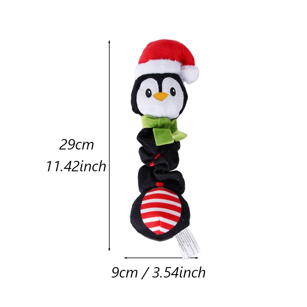 Christmas Squeak Pet Toy for Small Medium Dogs Plush Chew Puppy Big Dog Playing Accompanying Dolls Teeth Cleaning mascotas Toys