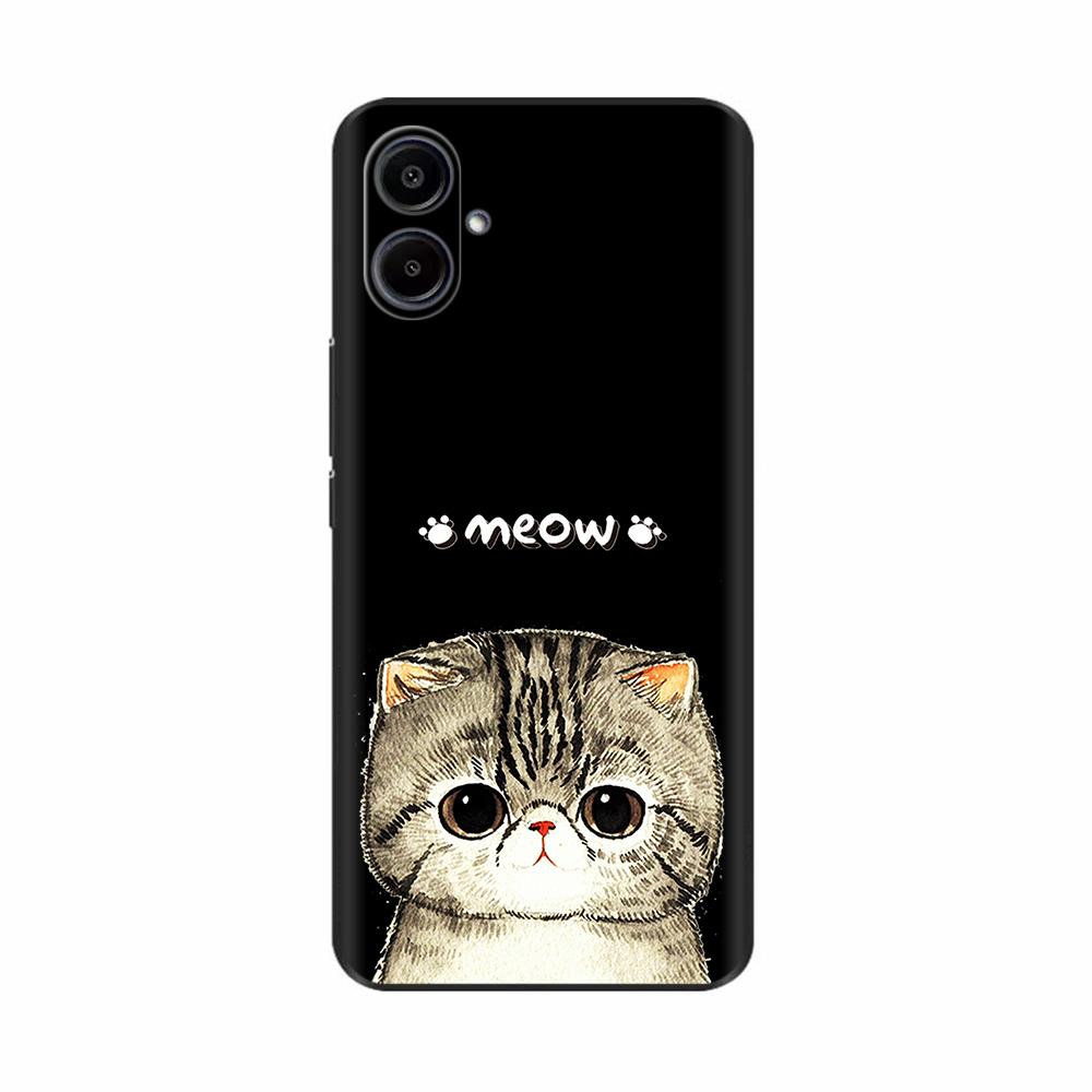 For Samsung A07 4G Case Beautiful Flower Protective Anti-fall Silicone Phone Back Cover For Samsung Galaxy A07 Cases A 07 Fundas