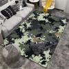 Teppich mit Tarnmuster und abstraktem Farbspritzer-Design Geeignet als Antirutsch für Wohnzimmer, Schlafzimmer, Sofas