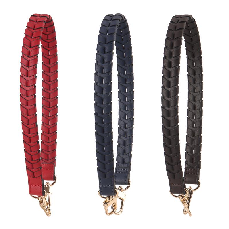 Black Woven Single Shoulder Handbag Strap for Women