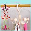 Six Claw Hanger With Rotating Claws For Dorms And Home Entryway Storage