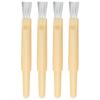 4pcs Stitch Remover Plastic Material Upper Brush Design Manual Dedicated Easy Removing Portable