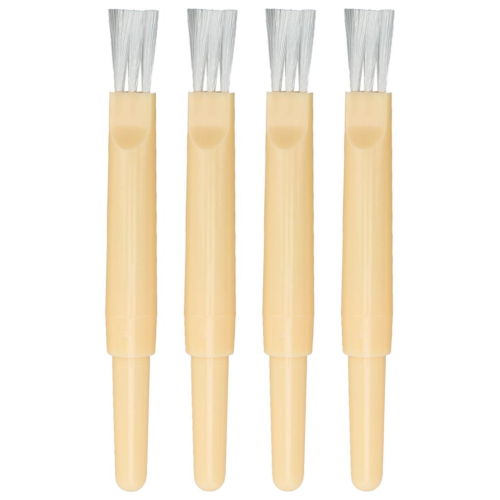 4pcs Stitch Remover Plastic Material Upper Brush Design Manual Dedicated Easy Removing Portable