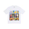 Palace Vegetable And Broccoli Print Short Sleeve T-Shirt Unisex Tops White P12TS018