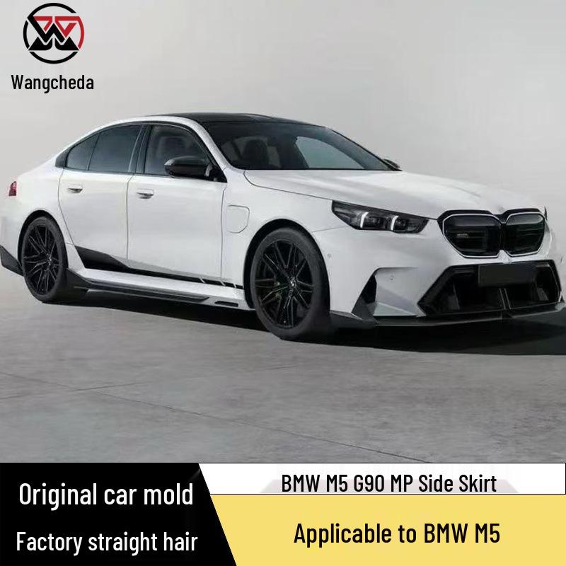BMW M5 G90 Carbon Fiber MP Style Side Skirts & Diffusers Kit