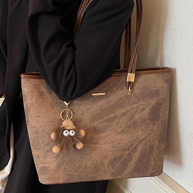 Autumn New College Students Class Commute Tote Bag Fashion Casual Shoulder Bag Large Capacity Portable Underarm Bag Women
