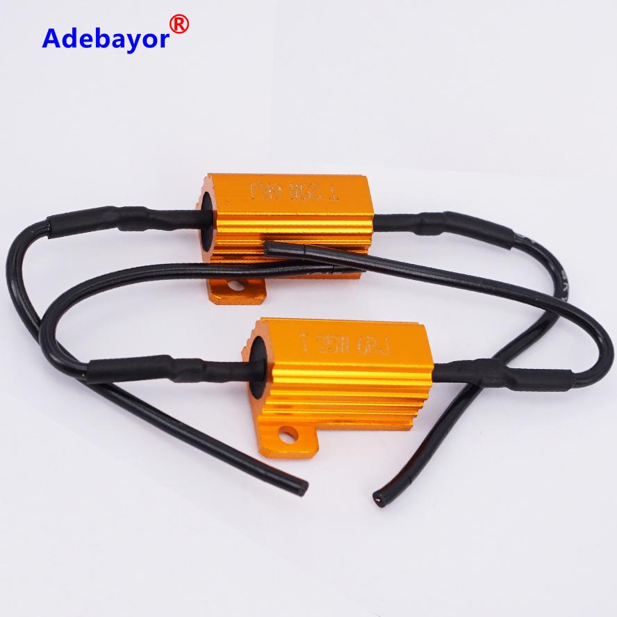 4PCS/set 25W 6ohm Load Resistor 12V Resistance for Car LED Flash Indicator Controller CANBUS Problem FREE SHIPPING Adebayor