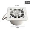 Compact 4 Inch Air Vent Exhaust Fan for Bathroom and Kitchen Use 25W Motor Ensures Fast Ventilation and Low Noise Levels