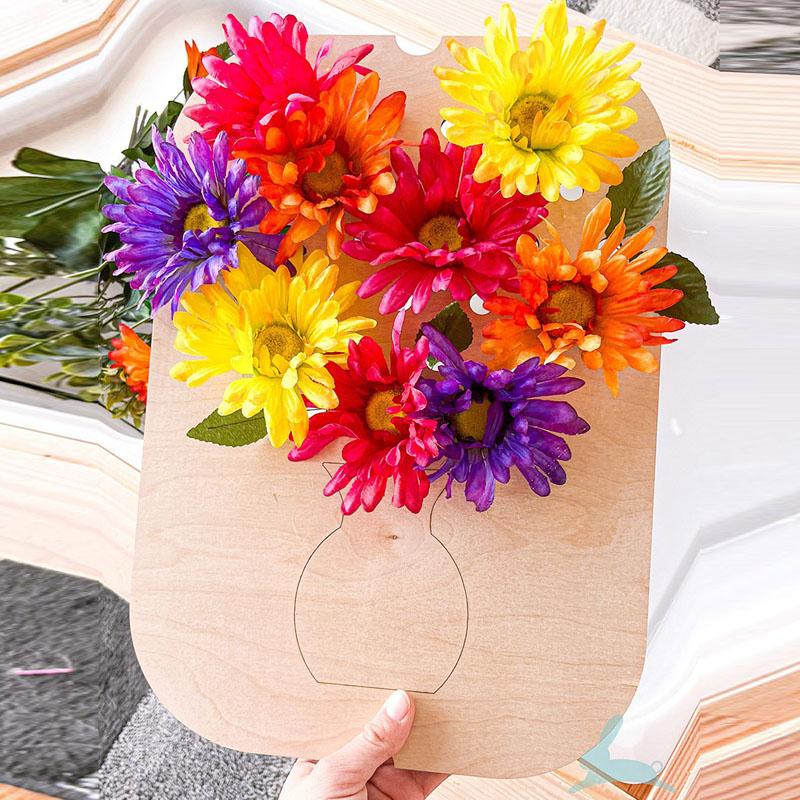 Children'S Sensory Tray Table Color Hairball Game Wooden Tile Montessori Early Education Toys Kids Toys Educational Accessories