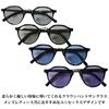 Crown Panto Sunglasses for Men and Fashion Comes with Green F (Eight) Women, Photochromic, Polarized, Glasses, Case, Black/Light