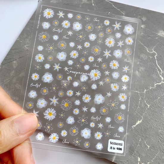 Delicate Manicure Sticker Soft Texture 5 Styles Stain-resistant