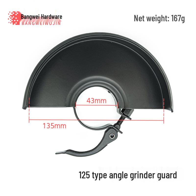 Quick Release Dustproof Angle Grinder Protective Cover, Compatible with 100, 115, and 125 Types, Thickened Design for Polishing and Grinding Machines.