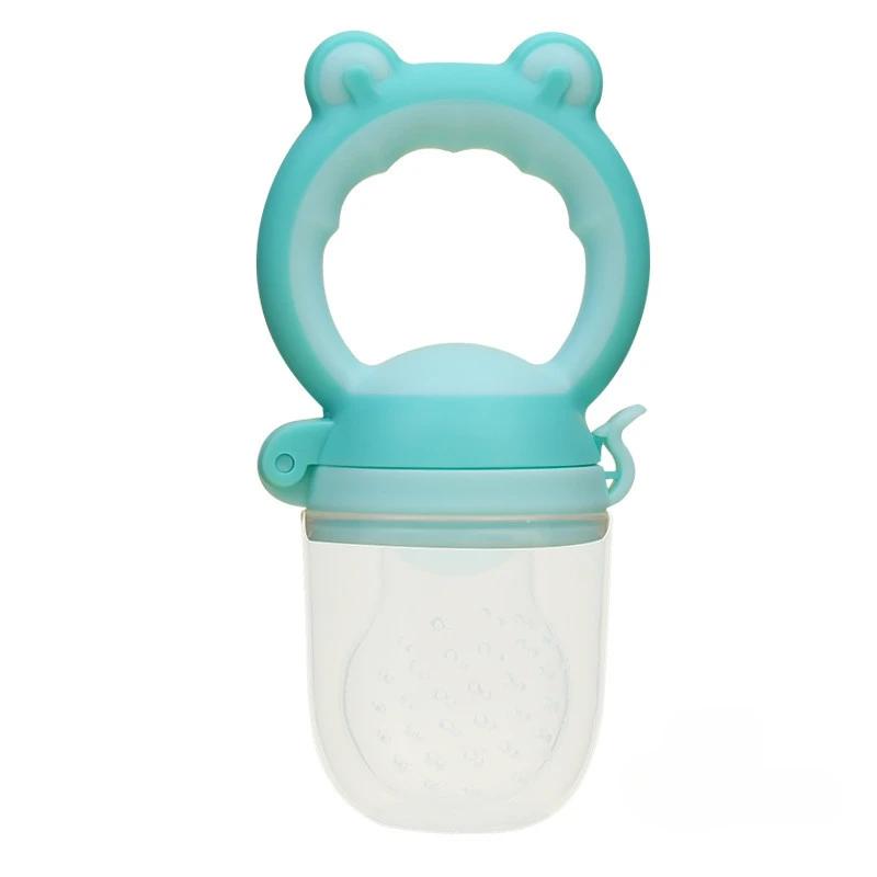 Alimentatore Frutta Cibo Silicone Senza BPA per Bambini Sacchetti Alimentazione Toddler Tettarella Nipple Soother per Neonati Masticatore Alimentazione Neonato