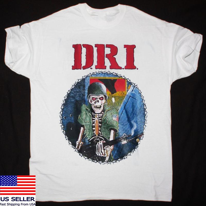 Грязный Гнилой LP Грязные Гнилые Идиоты D.R.I. Футболка  Унисекс Футболка XL