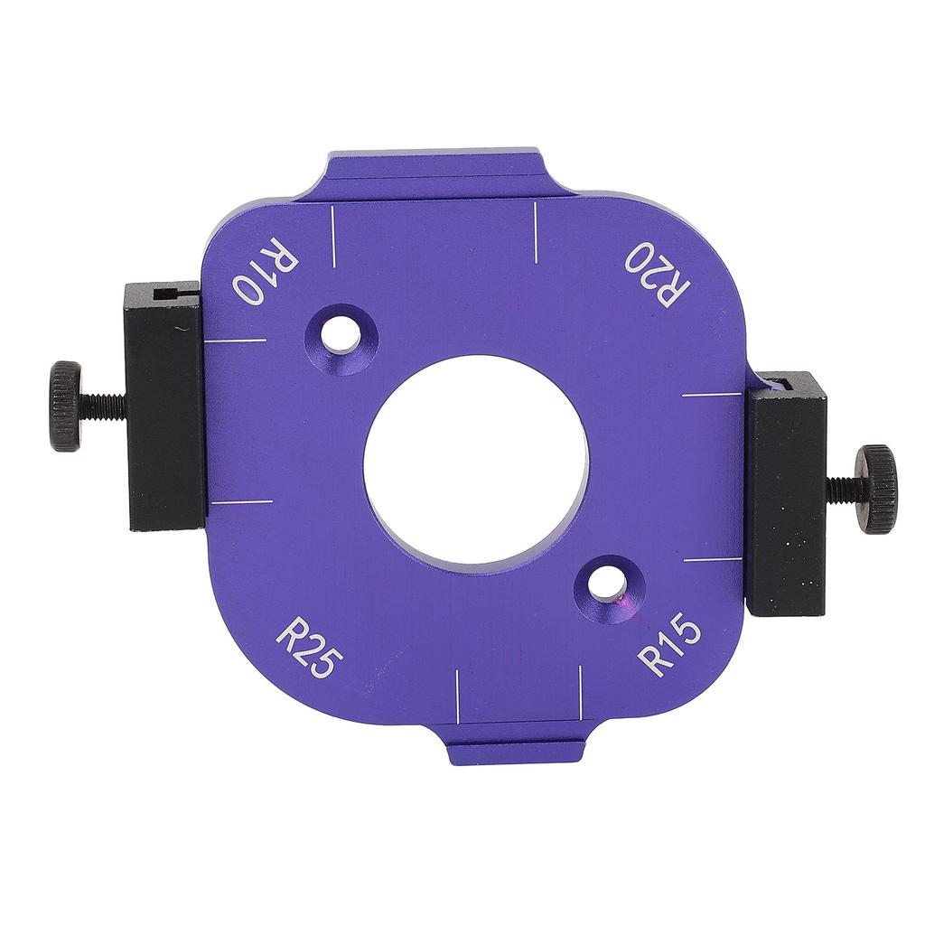 Round Corner Radius Template R10 R15 R20 R25 Anodized Aluminum Alloy Router Corner Jig for