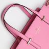 Kate Spade With Shoulder Strap Leather Handbag Leather Pink Women Used