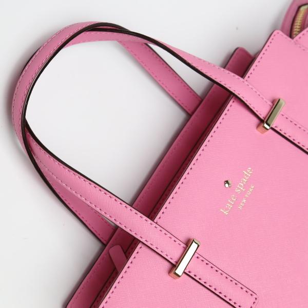 Kate Spade With Shoulder Strap Leather Handbag Leather Pink Women Used