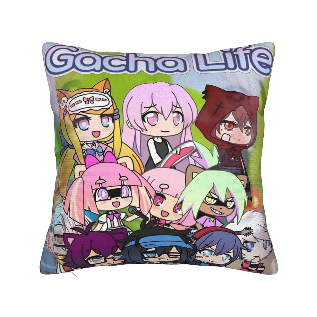 Gacha Life Cartoon Pillowcases Product Printing Cushion Cover Gift Pillow Case Cover Seat Multi Size