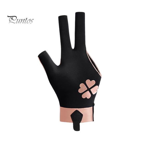 1Pc Billiards Glove Stretch Breathable Anti-slip Sweat-absorbing Men Women Left Hand Snooker Cue Sport 3-Finger Glove Billiards Accessories