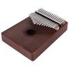 Kalimba 17 Key Maple Thumb Piano Tuning Hammer Portable Finger Instrument for Beginner