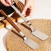 Long Handle Frying Spatula 304 Stainless Steel Cooking Turner Practical Cooking Shovel  Steak