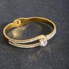 Hot-Selling New Arrival High-Grade Sense Niche Exquisite Non-Fading Titanium Steel Bracelet Open