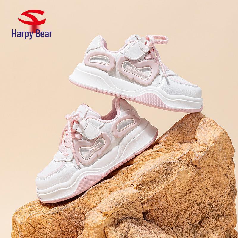 Habi Bear Boys' & Girls' Spring/Autumn PU Leather Casual Sports Shoes