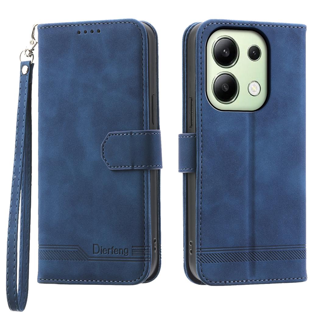 DIERFENG DF-03 for Xiaomi Redmi Note 13 4G Case Wallet Leather Flip Phone Cover