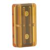Amber Transparent PEI Slider Toy Stress Relief Decompression Double Track Amber Slider Push Toy