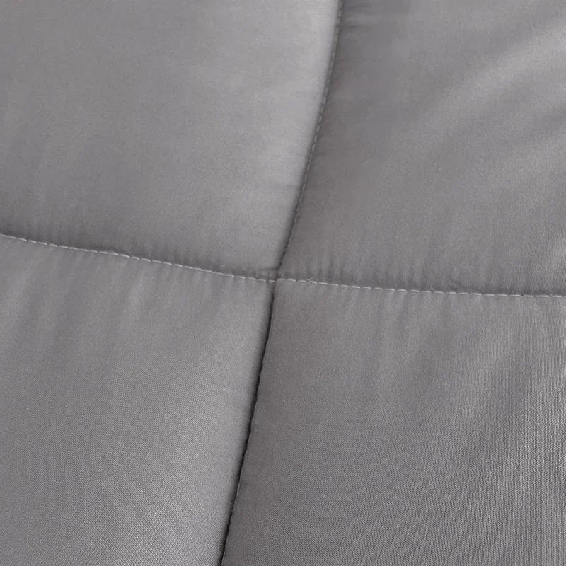 2024 New Winter Quilt Thickened Warm Solid Color Simple Wind Soybean Fiber Quilt Skin-friendly Lock Warm Spring and Autumn Quilt