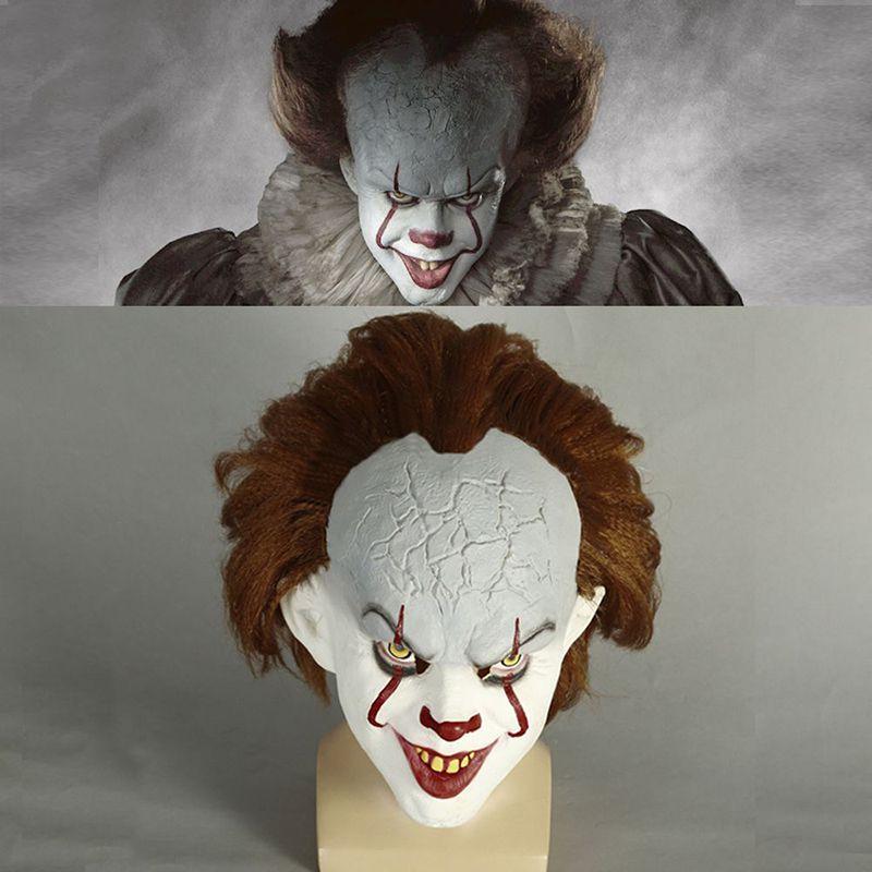 Authentic Stephen King's It Pennywise Latex Mask Perfect For Halloween Cosplay Events
