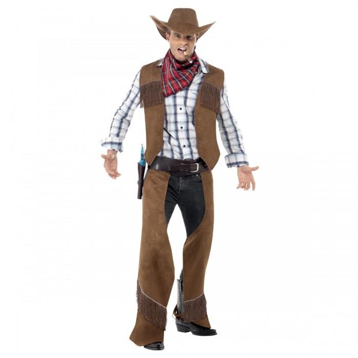 Smiffys Unisex Adult Cowboy Fringe Costume