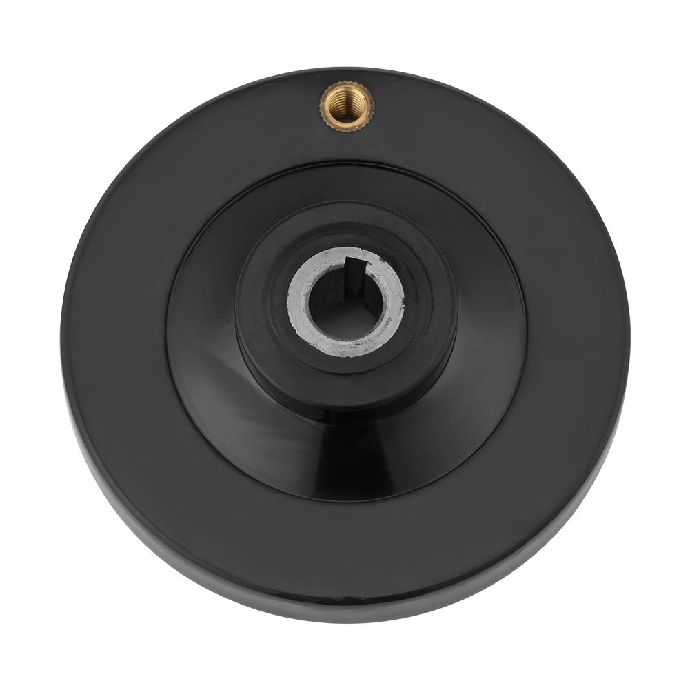 1 ks Čierne zadné vlnité ručné koleso so otočnou rukoväťou pre sústruh a frézku(10x 80mm)
