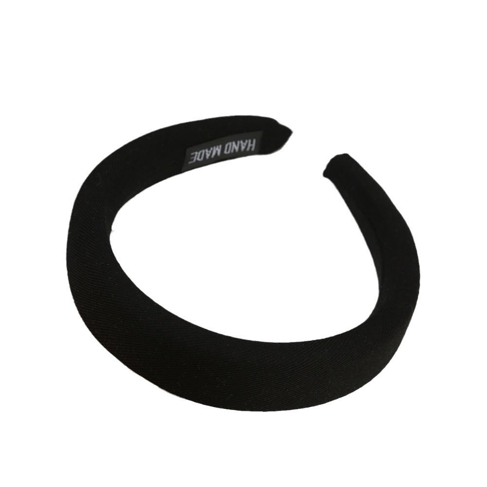 Korean Style Wide Brim Headband: Summer Solid Color Hair Accessory for Women