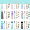 Tritan Sports Water Bottle With Flavor Rings And Leakproof Lid For Fitness Enthusiasts