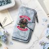 Vintage Biker Print Wallet Multi Card Slots Large Capacity Casual Daily Purse