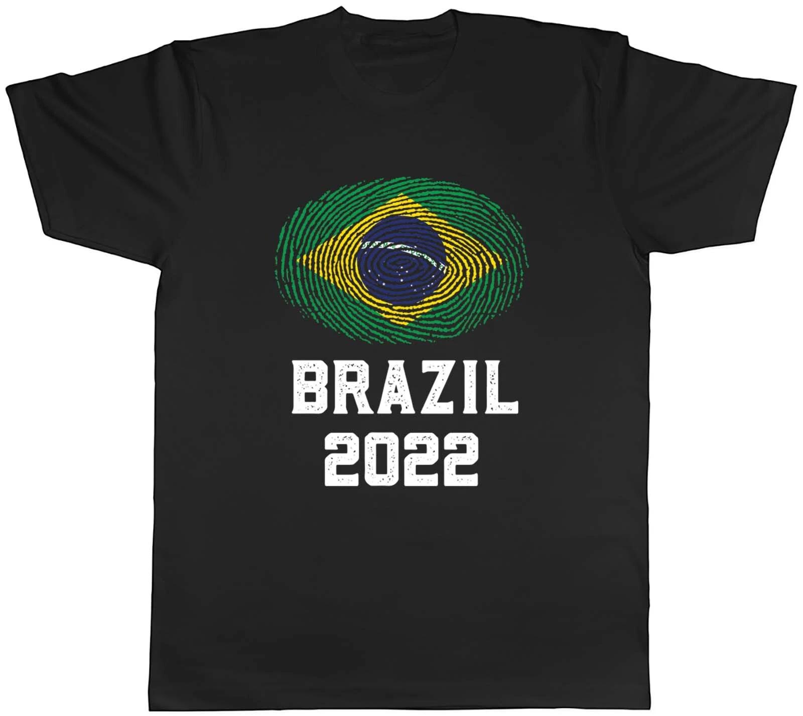 Mens T Shirt Brazil Football World Cup Supporters Unisex Tee Gift S
