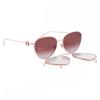 Fred Brown Blue Cat Eye Ladies Sunglasses Fg40031u Cl 33f 56 Multi