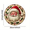 Christmas Santa Claus Metal Sign Iron Wall Art Home Cafe Bar Decor