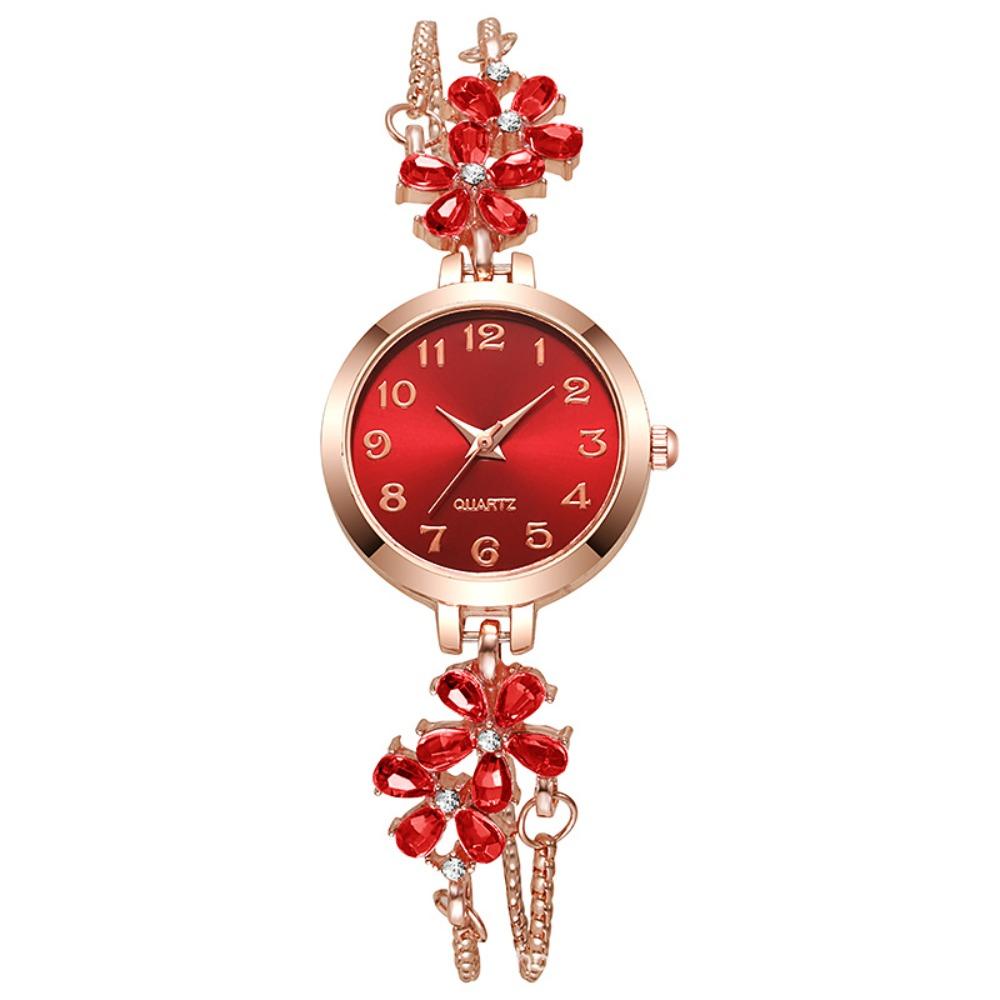 Quartz Movement Women s Quartz Watch Waterproof Flower Bracelet Watch Bracelet Watch Gift Giving