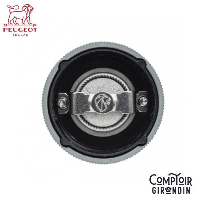 Moulin à poivre - PEUGEOT - Line 12 cm - Aluminium Dark - Design contemporain - 1 pièce