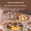 KOBACH 26cm Stainless Steel Double Layer Steamer Pot