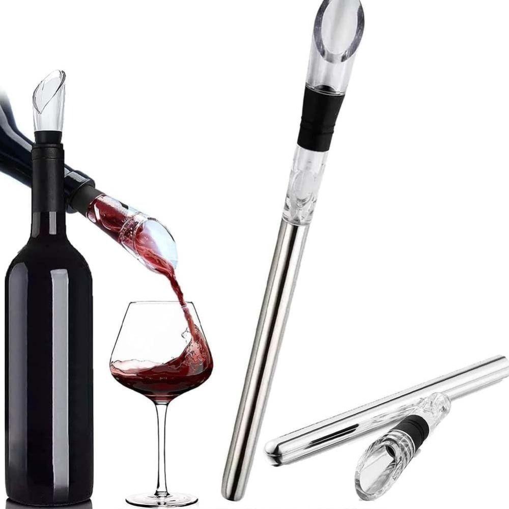 Stainless Steel Wine Cooler That Chills Wine Chiller Stick Rapid Cooler  for Wine Lovers