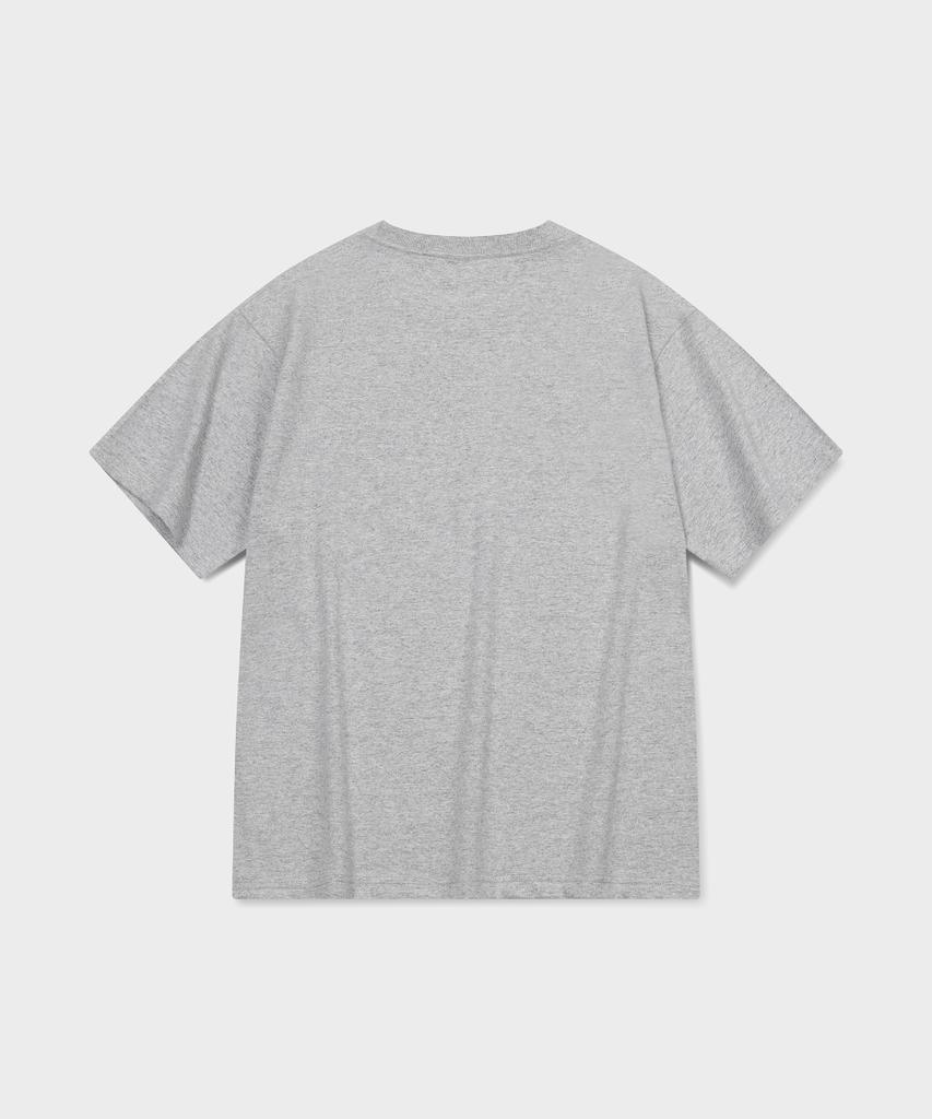 Geulleondeun Dot Logo T-Shirt (Melange Gray)