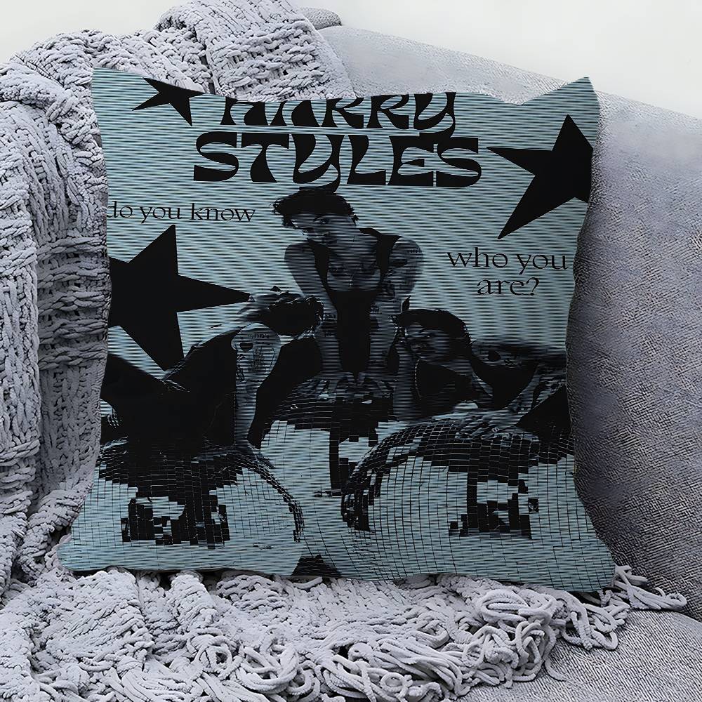 Singer H-Harrys S-Styles Pillowcase Toon Gift Cushion Cover Bedroom Home Sofa Chair Seat Decor Pillow Case
