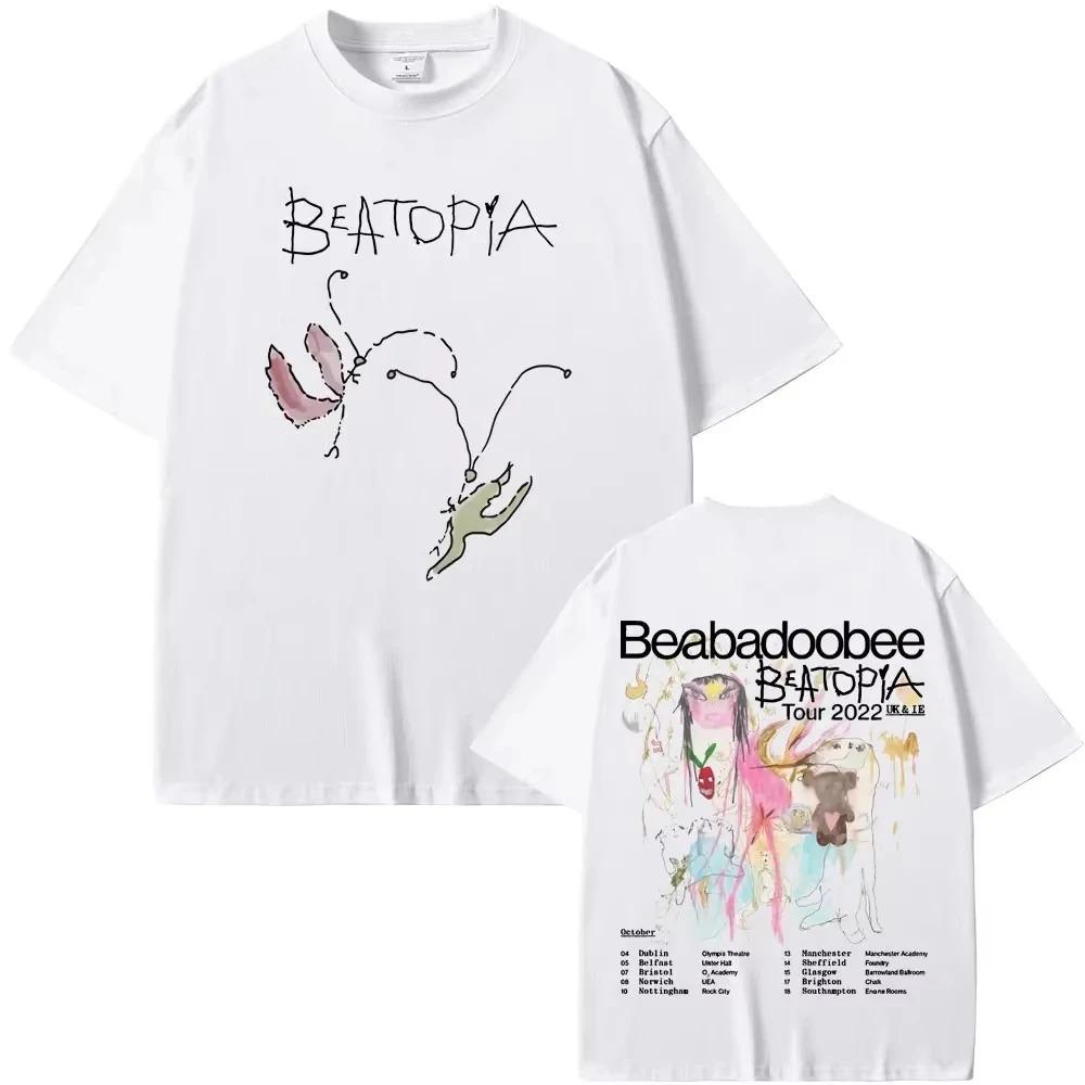 Beabadoobee Beatopia Tour 2026 Tričko Léto Unisex Móda Harajuku Styl 100% Bavlna Volný Street Style Estetické Trička