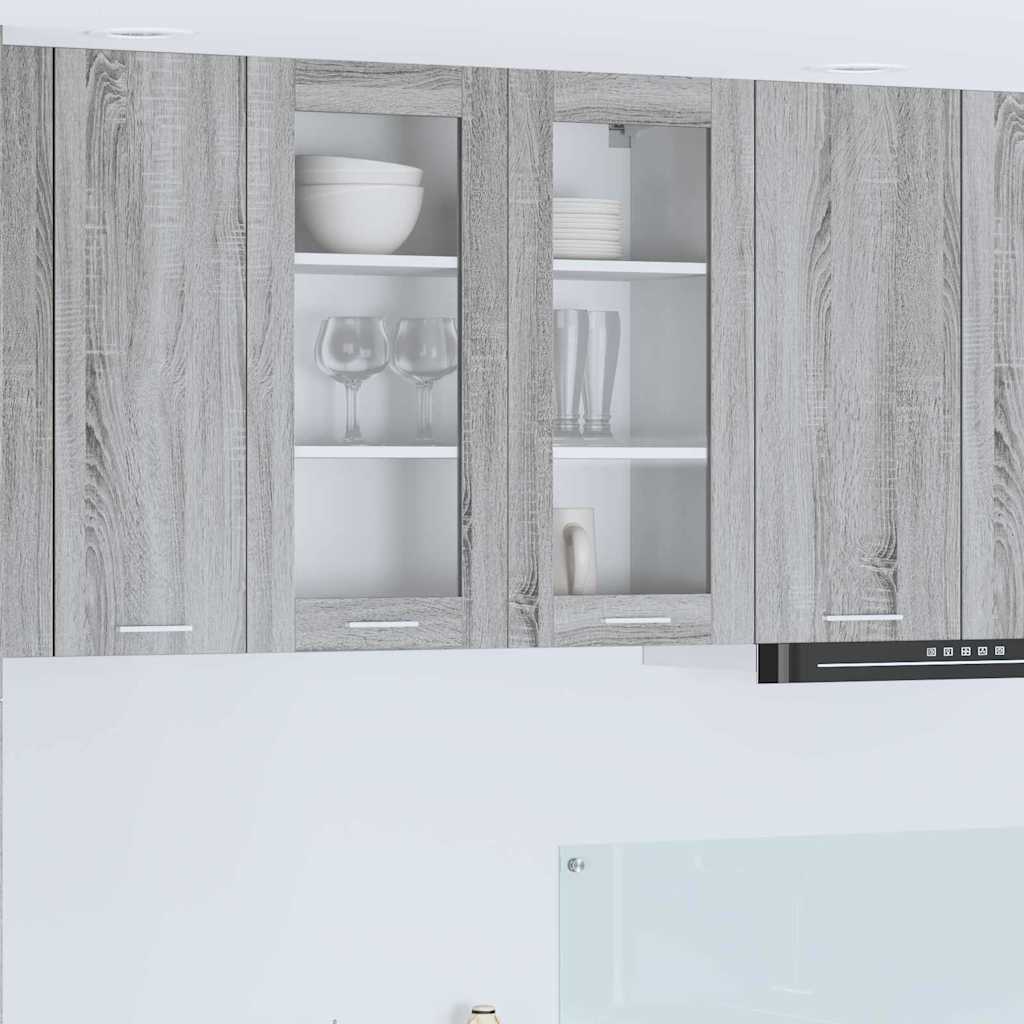 Hanging Cabinet Grey Sonoma 80 x 31 x 80 cm Wood Based Material