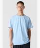 LECOQ Unisex Mesh Hybrid Sorona Cool Regular Fit Short Sleeve T-Shirt - Blue (Qq223Ers42)