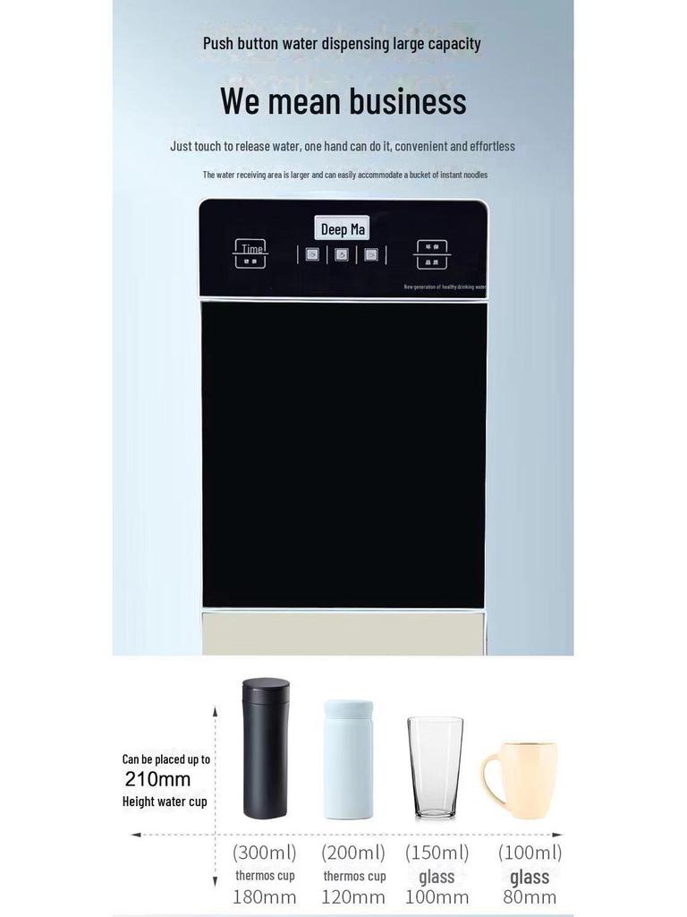 "Hot and Cold Water Dispenser with Ice and Boiling Options for Home, Office, or Dorm"